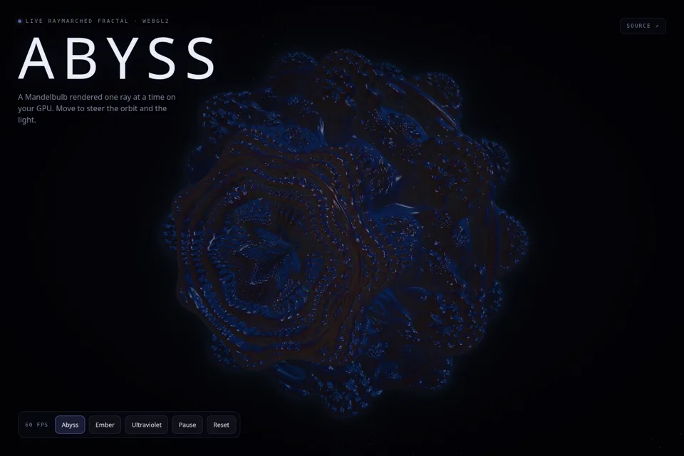 Abyss website preview