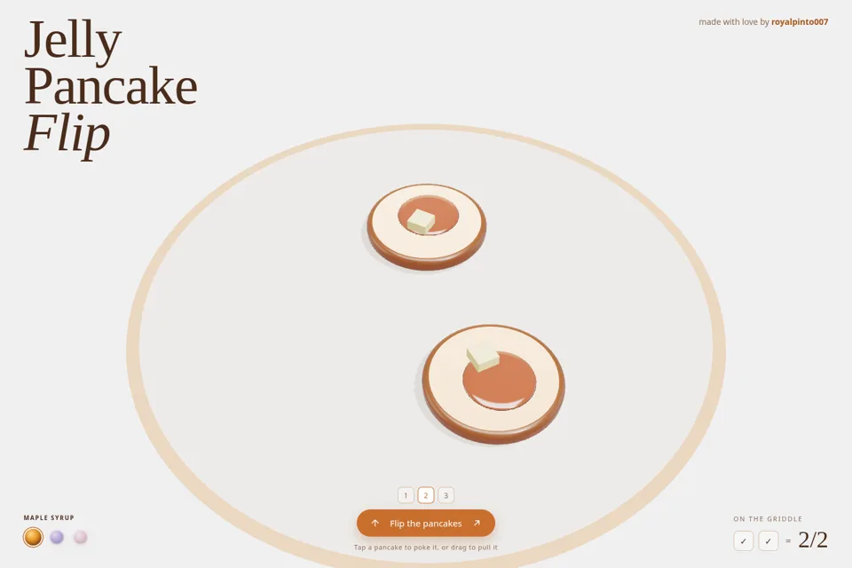 Jelly Pancake website preview