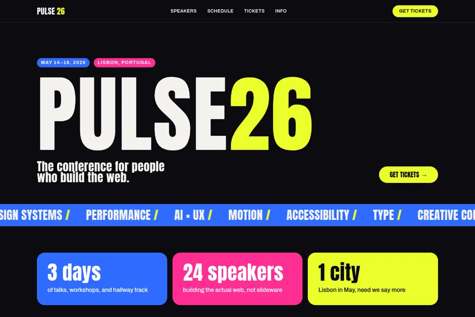 Pulse website preview